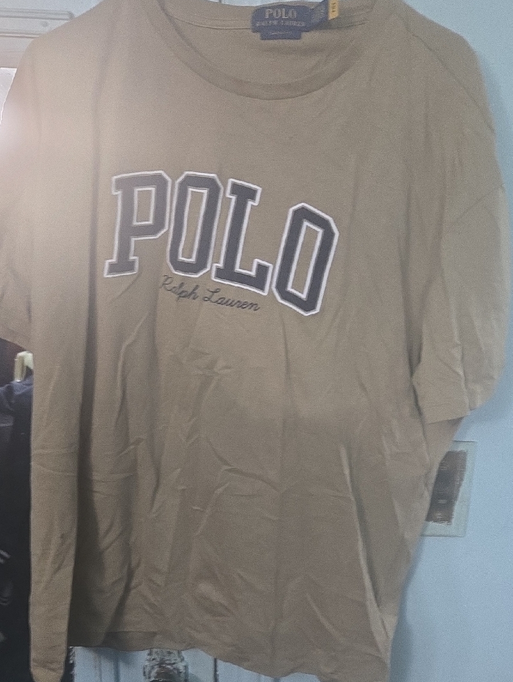 Polo by Ralph Lauren Tan Short-Sleeve Logo Tee